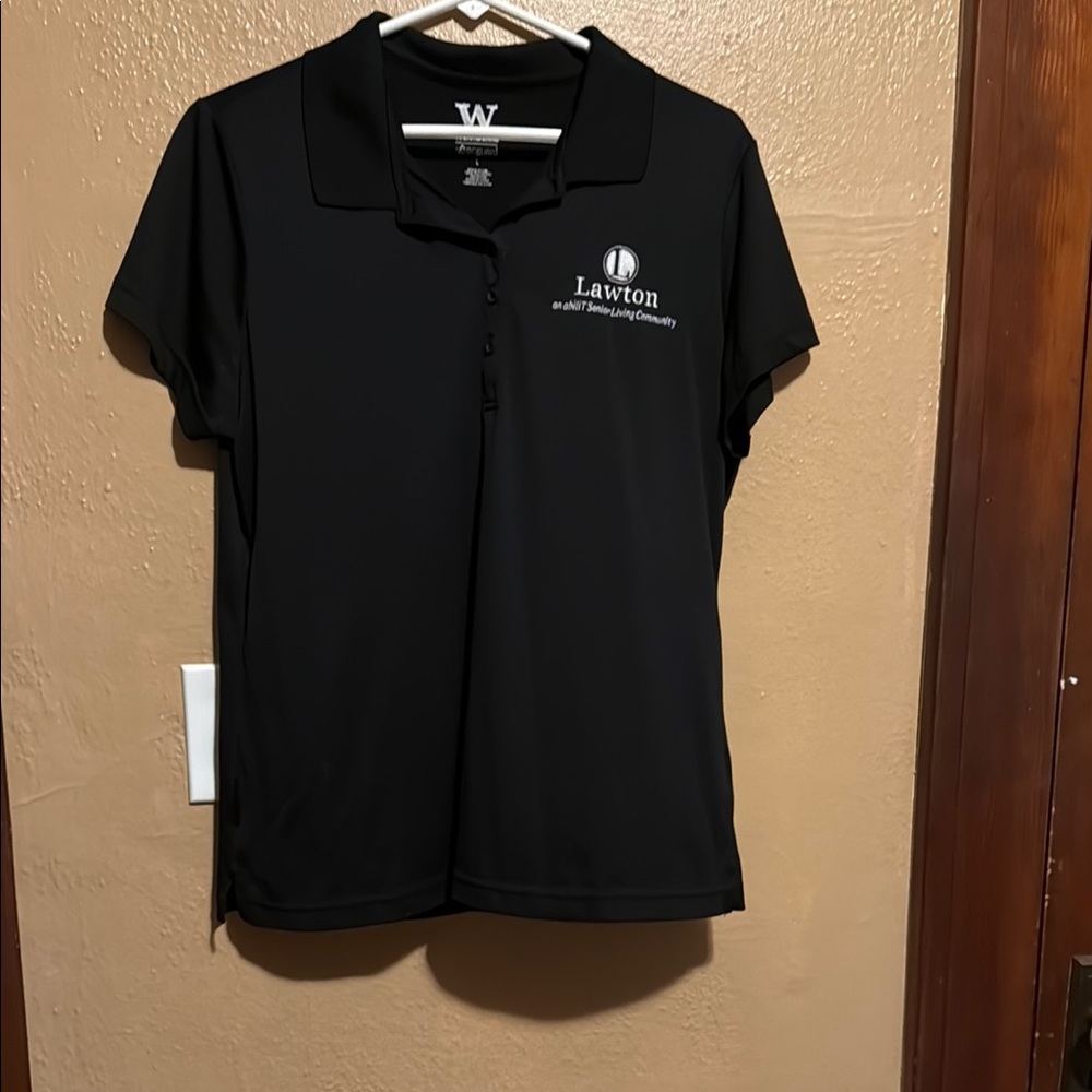 Women's Black Polo Shirt